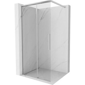 MEXEN/S Rox Sprchová zástěna WALK-IN 80 x 200, transparent 8 mm, chrom 8C2-080-003-01-00 obraz