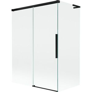 MEXEN/S Rox L vanová zástěna 2-křídlová posuvná 120 + 70 x 150, transparent, černá 8C9L-120-070-70-00 obraz