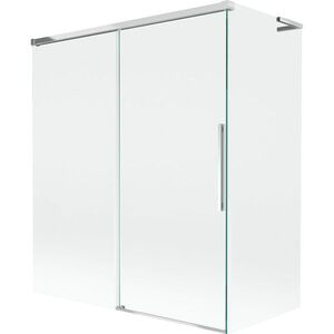 MEXEN/S Rox L vanová zástěna 2-křídlová posuvná 140 + 70 x 150, transparent, chrom 8C9L-140-070-01-00 obraz