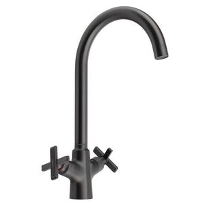 SAPHO XELLA stojánková dřezová baterie, gun metal XE603GM obraz