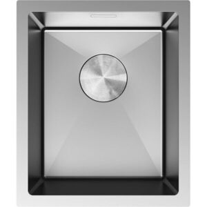 MEXEN Trixo ocelový dřez 1-bowl 370 x 440 mm, nerez 6412371000-01 obraz