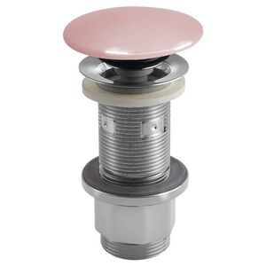 SAPHO Umyvadlová výpust 5/4“, click-clack, betonová zátka, 10-80, růžová pololesk AS921 obraz