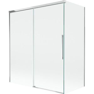 MEXEN/S Rox vanová zástěna 2-křídlová posuvná 140 + 70 x 150, transparent, chrom 8C9-140-070-01-00 obraz