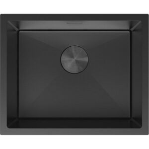 MEXEN Trixo ocelový dřez 1-bowl 540 x 440 mm, černá 6414541000-70 obraz