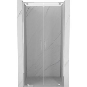 MEXEN Exo sprchové dveře křídlové110, transparent, chrom 8182-110-000-01-00 obraz