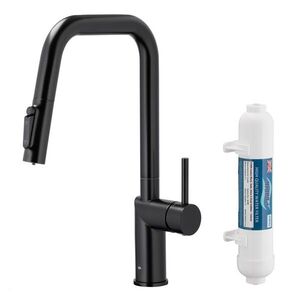 KFA Duero pure style pull-out bat. kuchyňská filtrující, černá + filtr hydro+ 6623-312-81 obraz