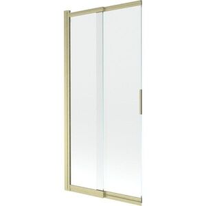 MEXEN Fox vanová zástěna 2-křídlová posuvná 85 x 150, transparent, zlatá kartáčovaná 891-085-002-55-00 obraz