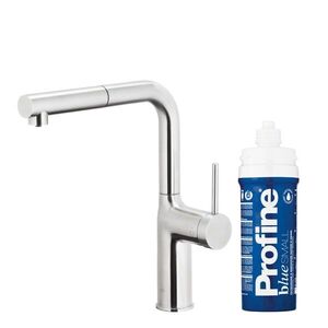 KFA Duero pure move pull-out bat. kuchyňská filtrující, nerezová ocel + filtr profine blue s 6623-423-22 obraz