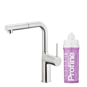 KFA Duero pure move pull-out bat. kuchyňská filtrující, nerezová ocel + filtr profine lilac s 6623-425-22 obraz