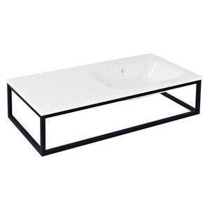 SAPHO SKA konzole pod umyvadlo/desku 100x22x51cm, černá mat SKA810 obraz