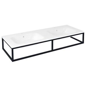 SAPHO SKA konzole pod umyvadlo/desku 140x22x51cm, černá mat SKA840 obraz