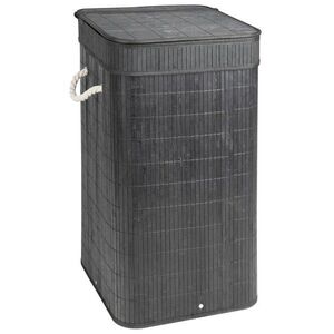 Gedy TATAMI koš na prádlo 35, 5x63x35, 5cm, černá/bílá TA3814B obraz