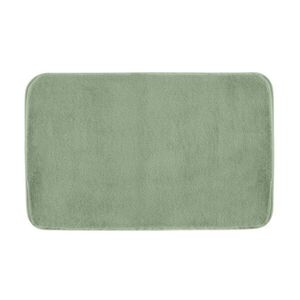 Gedy FUZZY koupelnová předložka, 60x100cm, 100% polyester, protiskluz, zelená 96FY100607 obraz