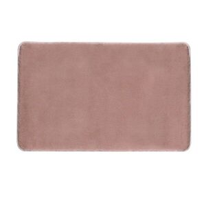 Gedy FUZZY koupelnová předložka, 60x100cm, 100% polyester, protiskluz, růžová 96FY100610 obraz