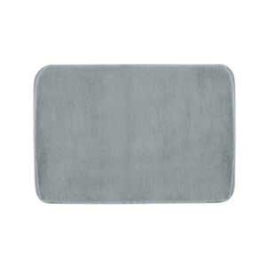Gedy FUZZY koupelnová předložka, 60x100cm, 100% polyester, protiskluz, šedá 96FY100608 obraz
