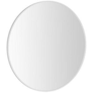 SAPHO NOTION SLIM kulaté zrcadlo v rámu ø 80cm, bílá mat NT800W obraz