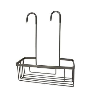 Gedy SMART polička do sprchy závěsná, na baterii, 300x375x120 gun metal 248981 obraz