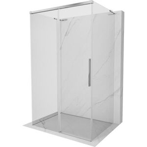 MEXEN/S Rox-3S L sprchový kout 3 stěnný , posuvný 115 x 95, transparent, chrom 8C2L-115-095-01-00-3S obraz