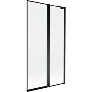 MEXEN/S Mist L vanová zástěna 2-křídlová pravá 100 x 150, černá okraj, černá 8A9L-100-011-70-70-P obraz