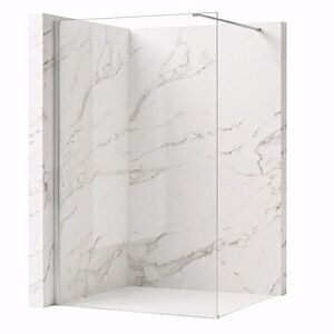 REA/S Sprchová zástěna Flexi Transparent / Chrome 110 KPL-K99061 obraz