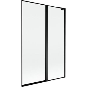 MEXEN/S Mist L vanová zástěna 2-křídlová pravá 120 x 150, černá okraj, černá 8A9L-120-011-70-70-P obraz