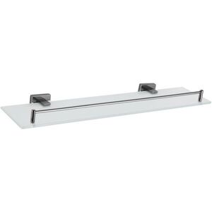 MEXEN Arno skleněná polička, black chrome 7020737-73 obraz