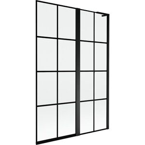 MEXEN/S Mist L vanová zástěna 2-křídlová pravá 120 x 150, černá kratka, černá 8A9L-120-011-70-77-P obraz
