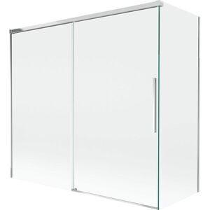 MEXEN/S Rox vanová zástěna 2-křídlová posuvná 170 + 75 x 150, transparent, chrom 8C9-170-075-01-00 obraz