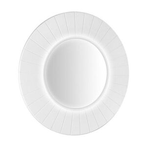 SAPHO LUMIRO STRIP kulaté zrcadlo s LED osvětlením v rámu ø 75cm, bílá mat LR750-3131S obraz