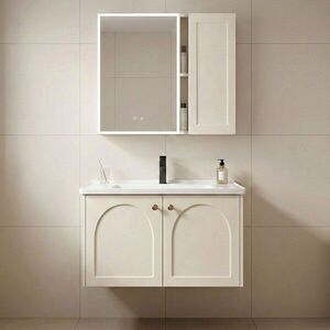 REA Sada koupelnového nábytku s umyvadlem Denver 60cm Creme REA-M0012 obraz
