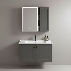 REA Sada koupelnového nábytku s umyvadlem Monti 60cm Grey REA-M0015 obraz