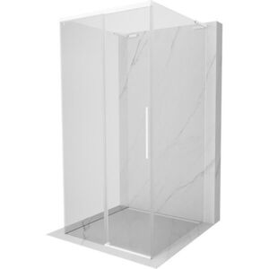 MEXEN/S Rox-3S L sprchový kout 3 stěnný , posuvný 100 x 100, transparent, bílá 8C2L-100-100-20-00-3S obraz