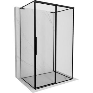 MEXEN/S Rox-3S L sprchový kout 3 stěnný , posuvný pravá 115 x 100, černá okraj, černá 8C2L-115-100-70-70-3S-P obraz