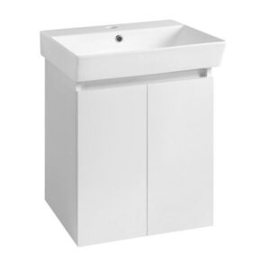 AQUALINE PANEDA umyvadlová skříňka 45x55x34, 2cm, bílá PN245 obraz