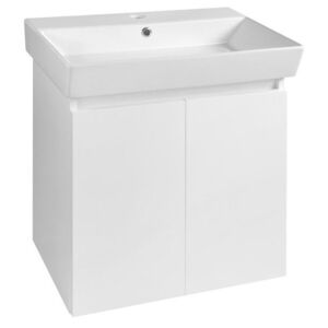 AQUALINE PANEDA umyvadlová skříňka 55x55x34, 2cm, bílá PN255 obraz