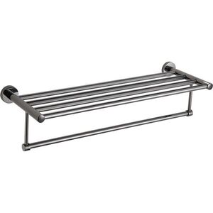 MEXEN Remo polička na ručník, black chrome 7050720-73 obraz