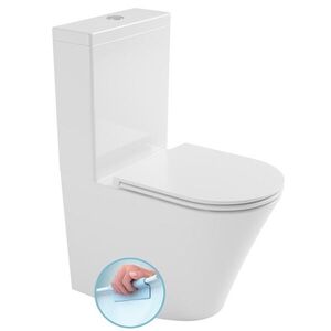 Bruckner FEIN WC kombi, Rimless, spodní/zadní odpad, bílá 201.428.4 obraz