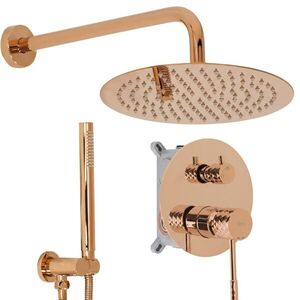 REA Podomítková sprchová sada Lungo Diamond Copper + BOX REA-P5657 obraz