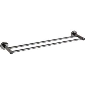 MEXEN Remo dvojitý věšák na rčník, black chrome 7050725-73 obraz