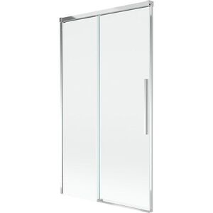 MEXEN/S Rox vanová zástěna 2-křídlová posuvná 100 x 150, transparent, chrom 8C9-100-001-01-00 obraz