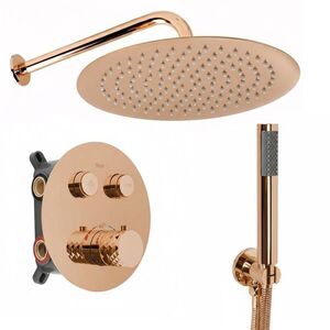 REA Podomítková sprchová sada Lungo Diamond Copper + BOX REA-P6968 obraz