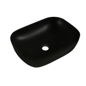 INVENA Umyvadlo na desku westa 45, 5x33 cm obdélníkové, černý polomat; CE-24-005-W obraz