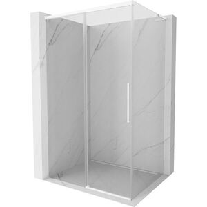 MEXEN/S Rox L sprchový kout posuvný 95 x 120, transparent, bílá 8C2L-095-120-20-00 obraz