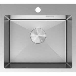 MEXEN Solix ocelový dřez 1-bowl 500 x 450 mm, nerez 6402501000-01 obraz