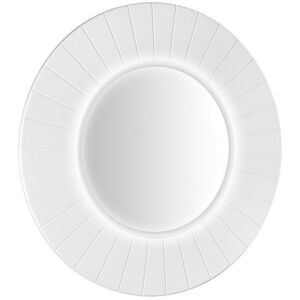 SAPHO LUMIRO STRIP kulaté zrcadlo s LED osvětlením v rámu ø 90cm, bílá mat LR950-3131S obraz