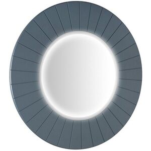 SAPHO LUMIRO STRIP kulaté zrcadlo s LED osvětlením v rámu ø 90cm, siena LR950-4242S obraz