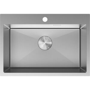 MEXEN Solix ocelový dřez 1-bowl 650 x 450 mm, nerez 6403651000-01 obraz