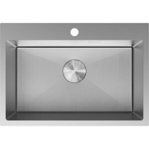 MEXEN Solix ocelový dřez 1-bowl 650 x 450 mm, nerez HC 6403651000-01HC obraz