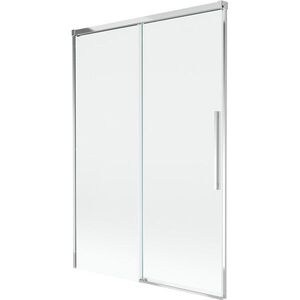 MEXEN/S Rox vanová zástěna 2-křídlová posuvná 120 x 150, transparent, chrom 8C9-120-001-01-00 obraz