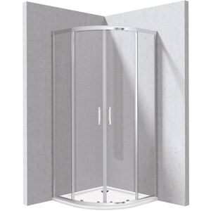 DEANTE Funkia Evo čtvrtkruh sprchový kout s vaničkou, 80x80 cm KYPP0088P obraz